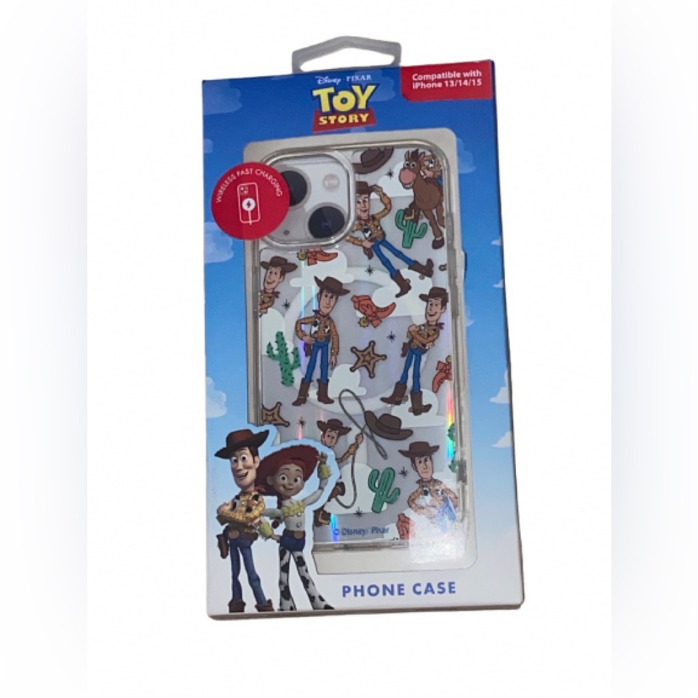 Disney Pixar TOY STORY Woody and Jessie iPhone 13/14/15 Protective Clear Case